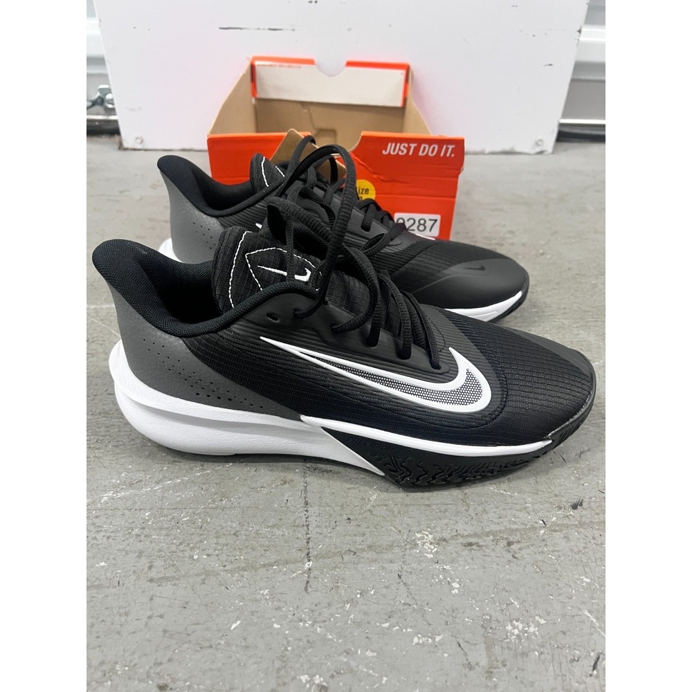 Nike Precision 7 FN4322-005 Sneakers Mens US 8 Black Iron Gray‎ Basketball Shoes